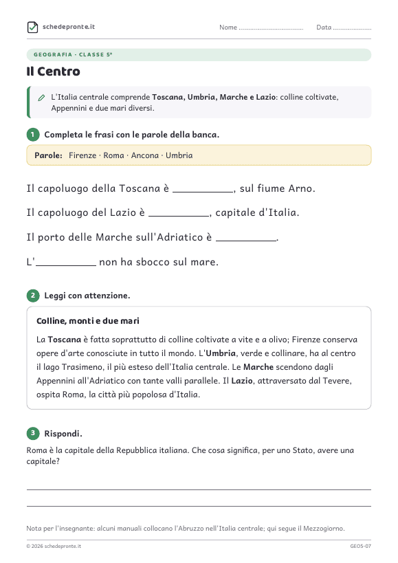 Anteprima della scheda Il Centro